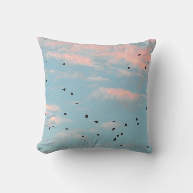 Dalmatian Sky Print Cushion (Front)