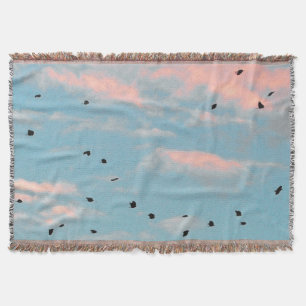 Dalmatian Sky Print Throw Blanket