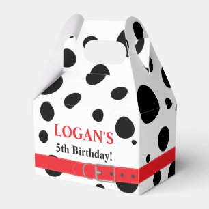 Dalmatian Spots Birthday Favour Box