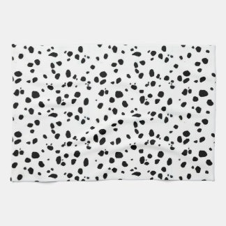 Dalmatian Spots, Dalmatian Print, Dalmatian Fur Tea Towel