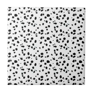 Dalmatian Spots, Dalmatian Print, Dalmatian Fur Tile