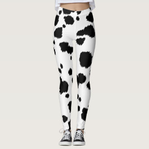 Dalmatian Spots Pattern Dog Dalmation Spot Dots Leggings
