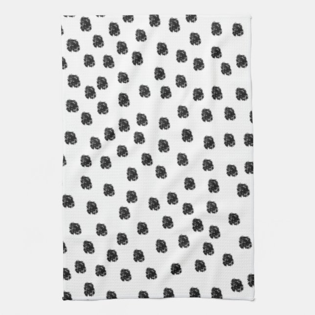 Dalmatian Spots Tea Towel (Vertical)