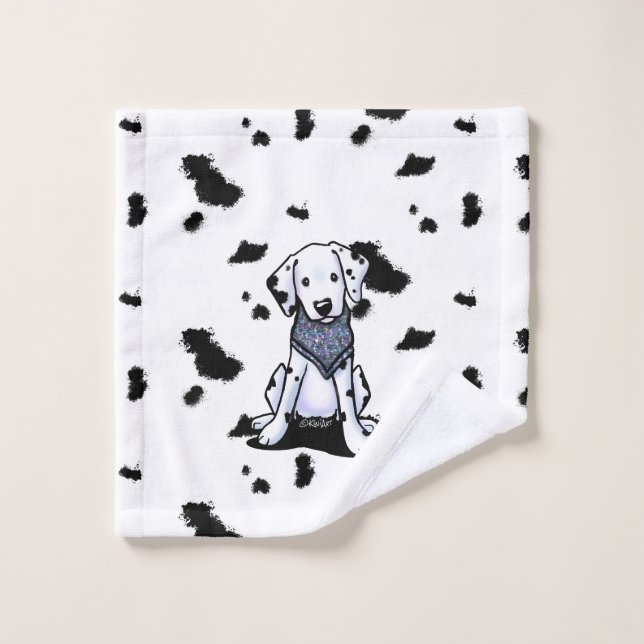 Dalmatian Spotted Towel (Wash Cloth)