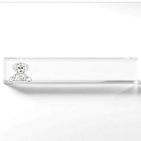 Dalmatian stuffed dog drawing outline simple black