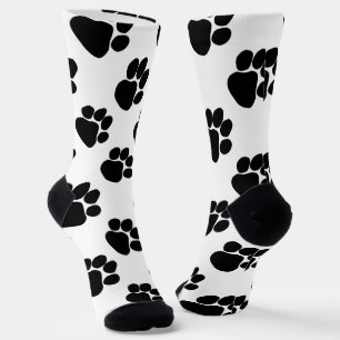 Dalmatian Style Dog Paws Fun Birthday Gift  Socks