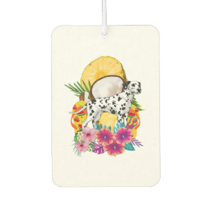 Dalmatian Summer funny shirt Car Air Freshener