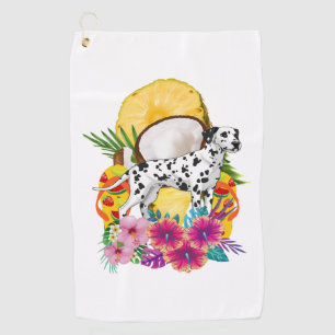 Dalmatian Summer funny shirt Golf Towel