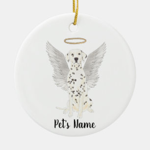 Dalmatian Sympathy Memorial  Ceramic Tree Decoration