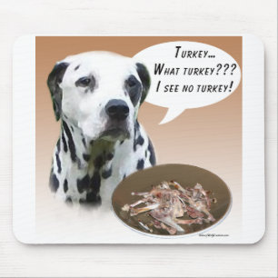 Dalmatian Turkey Mouse Pad