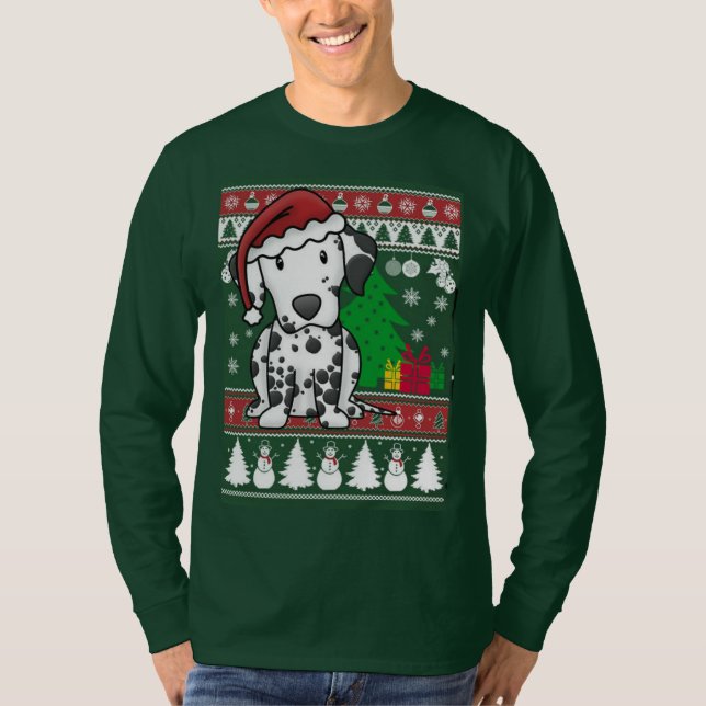Dalmatian Ugly Christmas Sweater (Front)
