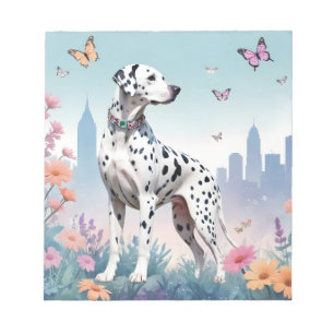 Dalmatian Vintage Animal Nature Environment Decor  Notepad