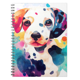 Dalmatian Wild Nature Animal Color Art Painting Notebook
