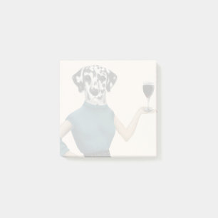 Dalmatian Wine Snob Post-it Notes