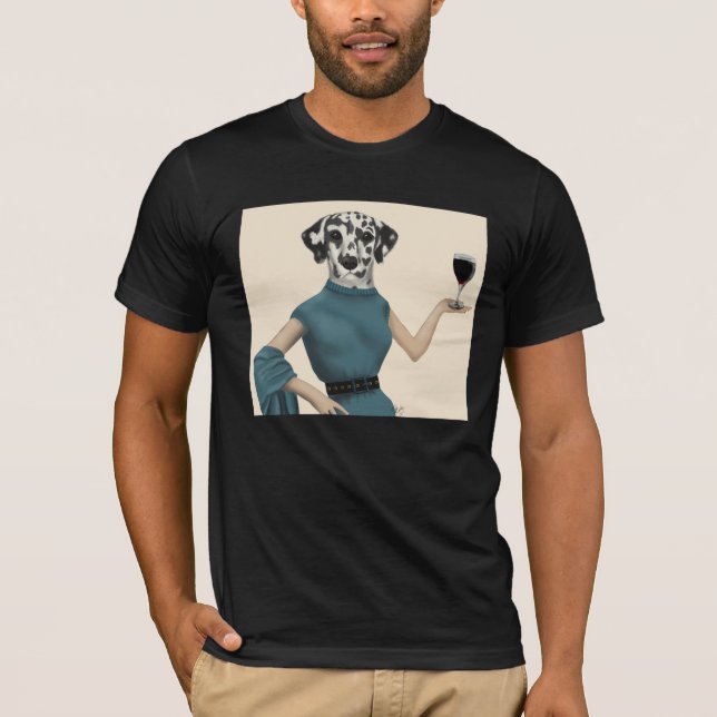 Dalmatian Wine Snob T-Shirt (Front)
