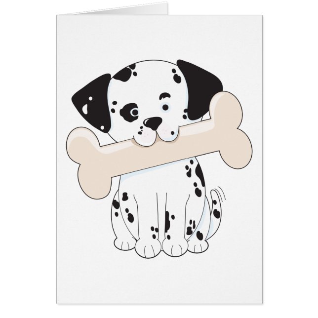 Dalmatian with Bone (Front)