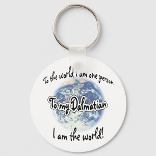 Dalmatian World 2 Keychain