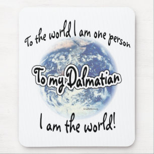 Dalmatian World 2 Mouse Pad