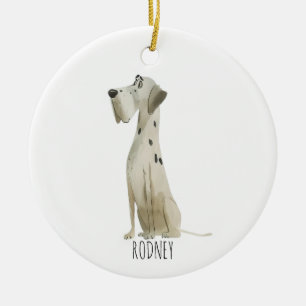 Dalmatians Dog Ceramic Tree Decoration