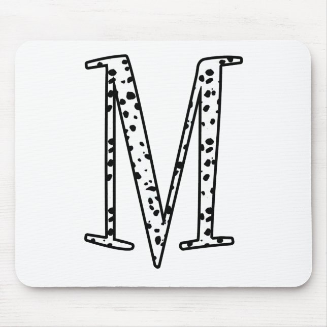 Dalmatians Dots M Mouse Pad (Front)