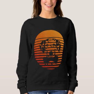 Dalmatians Shadow Silhouette In Front Of A Sun Sweatshirt