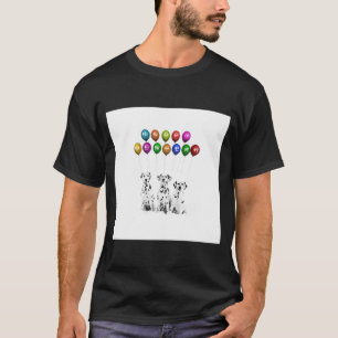 Dalmatians Wishing Happy New Year 2016 _1 T-Shirt