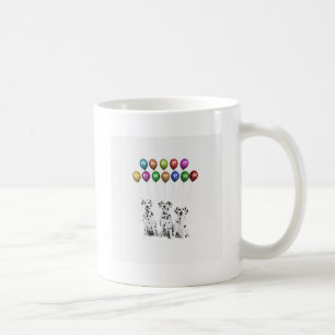 Dalmatians Wishing Happy New Year 2016 Coffee Mug