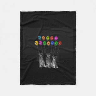 Dalmatians Wishing Happy New Year 2016 T Shirt_1  Fleece Blanket