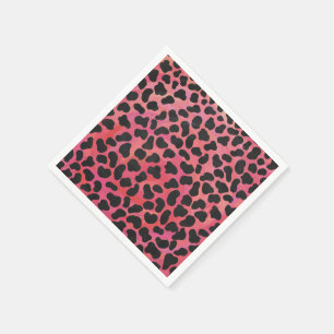 DalmatiDalmatian Black and Red Print Napkin