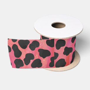 DalmatiDalmatian Black and Red Print Satin Ribbon