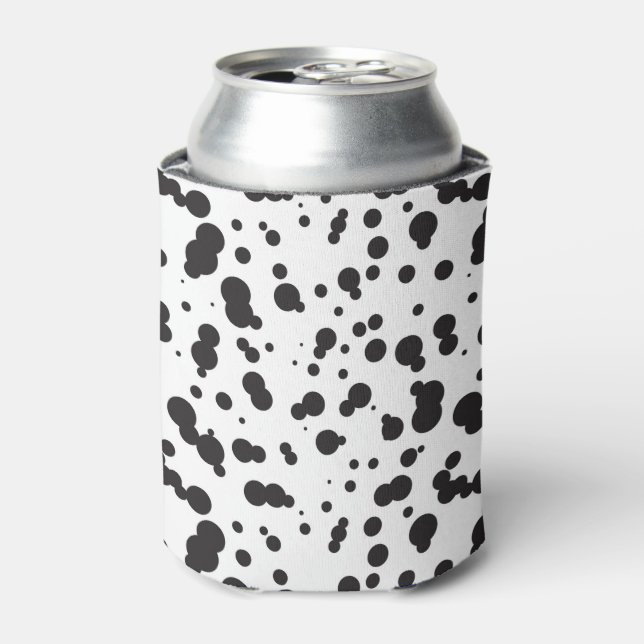 Dalmatine Dots Pattern Can Cooler (Can Front)