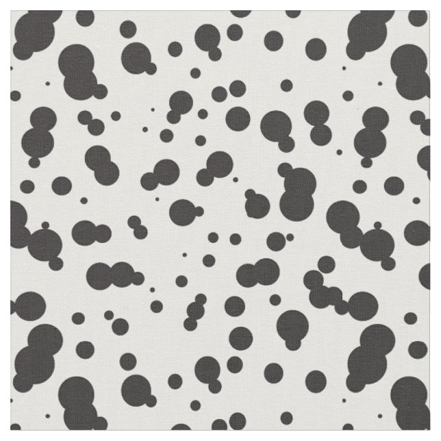 Dalmatine Dots Pattern Fabric (Close Up)