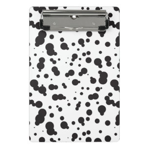 Dalmatine Dots Pattern Mini Clipboard