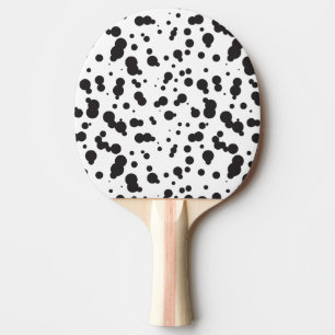 Dalmatine Dots Pattern Ping Pong Paddle