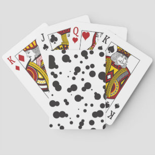 Dalmatine Dots Pattern Playing Cards