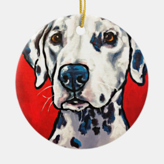 dalmation 02 ceramic tree decoration