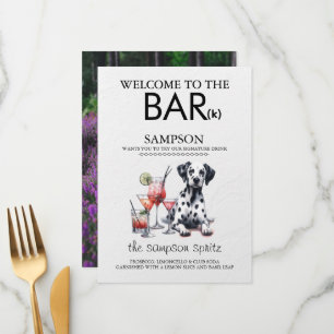 Dalmation Bar Menu