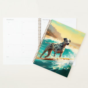 Dalmation Beach Surfing Painting Planner
