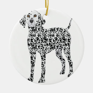 Dalmation Ceramic Tree Decoration