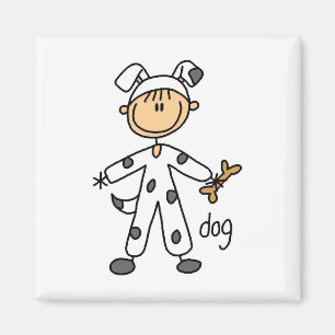 Dalmation Dog Dress Up Tshirts and Gifts Magnet