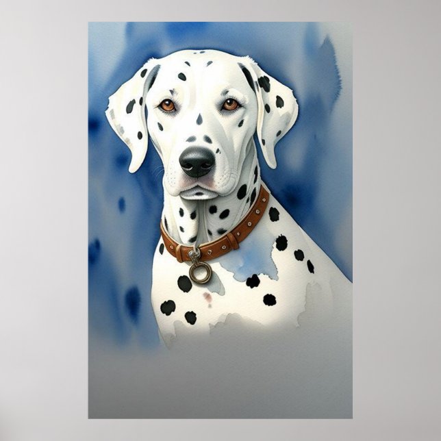 Dalmation Dog Print, Value Poster Paper (Matte) (Front)