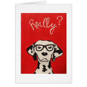 Dalmation in Red