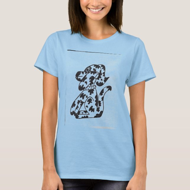 Dalmation ladies t-shirt (Front)