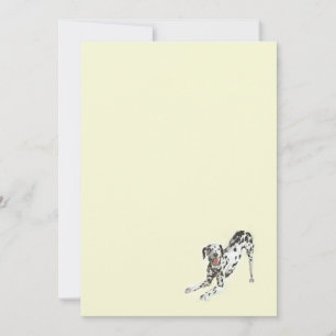 Dalmation Note Card