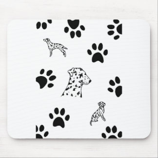 Dalmation puppies paws mouse pad