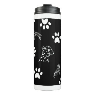 Dalmation puppies paws thermal tumbler