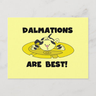 Dalmations Are Best T-shirts and Gifts Postcard