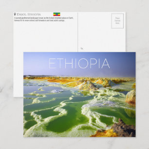 Dalol, Ethiopia Travel Postcard