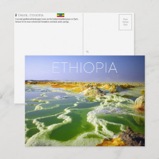 Dalol, Ethiopia Travel Postcard