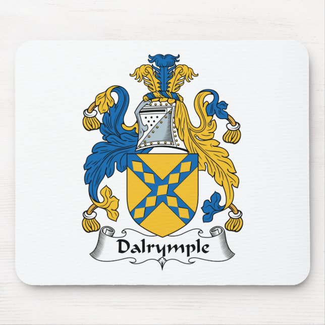 Dalrymple Family Crest Mouse Pad (Front)